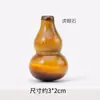 Adorno de Fortuna de Cristal de Cinco Colores, Piedra Cruda Pulida y Tallada, Calabaza que Atrae la Riqueza con Marco de Madera de Color Natural, Regalo Cultural y Creativo para el Día del Maestro