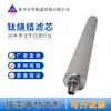 Elemento Filtrante Sinterizado de Polvo Metálico Elemento Filtrante de Polvo de Acero Inoxidable 316L Elemento Filtrante de Barra de Titanio Elemento Filtrante de Sonda de Muestreo de Gases de Combustión