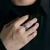Anillo Corona Retro Yu Hong Estilo Minimalista de Moda Anillo para Dedo Índice Diseño Creativo de Moda Anillo Abierto Directo del Fabricante