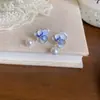 "Rainbow Story" Estilo Cool Dopamina Color Clip para Oreja Femenino Único Sentido de Diseño de Nicho Pendientes sin Agujero