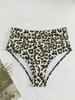 Shorts de Banho Triângulo Slimming de Cintura Alta que Cobre a Barriga, Novo Estilo Transfronteiriço, Secagem Rápida, Biquíni Versátil Plissado para Mulheres