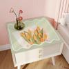 Mesa de noche Tulipán tapete de cuero funda para lavadora de tambor cubierta antipolvo impermeable protector solar refrigerador de una y dos puertas tela