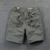 Pantalones Cortos de Carga para Hombre Verano Modernos Casual Deportivos Sueltos Delgados Versátiles de Cinco Puntos de Longitud Media