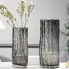 Vaso de Vidro com Pedra e Padrão de Árvore Minimalista, Ornamento de Decoração para Mesa de Casa, Adequado para Flores Frescas, Flores Secas e Arranjos Florais Hidropônicos