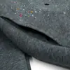 Cardigan Suéter com Capuz Estrela Completa Masculino Tendência Europeia Americana Design Robusto com Strass Senso de Design Nicho Outerwear Solto