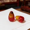 Cuentas de Cristal Gotas de Agua Lámina Plateada Gradiente Luminoso Colgante Pequeño Cuentas Sueltas Pendientes Hechos a Mano DIY Accesorios para Pendientes de Mujer Bisutería