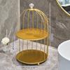 Dropshipping Banheiro Cozinha Banheiro Gaiola de Pássaro Tendência Rack de Armazenamento Mesa Multi-Camadas Cosméticos Rack de Armazenamento de Luxo