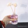 Botella de Vidrio para Aromaterapia de Flores Transparente Difusor de Aromaterapia Sin Fuego Perfume Interior Rattan Difusión Volátil Botella de Aromaterapia