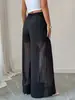 Calças Casuais Longas de Cintura Alta Wide-Leg Europeias e Americanas 2026 Calças Longas Wide-Leg com Caimento Solto para Mulheres Calças Versáteis de Moda de Perna Reta Comércio Exterior