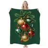 Manta de Franela de Ángel Navideño Simple Transfronteriza, Manta Cubierta para Aire Acondicionado Estampada, Manta Temática Navideña, Personalizable