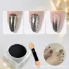 Pó Mágico Espelhado para Nail Art Pó Dourado Titânio de Alto Brilho Ondulação Dourada Luxuosa Pó Espelhado Ultra Brilhante Caixa de Acessórios para Nail Art Conjunto Embalado