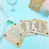 Inicio Tapete aislante de madera con dibujos animados para mesa, tapete antideslizante para ollas, tapete creativo y lindo para tazas de té, tapete para cuencos, posavasos