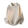Otoño Invierno 2026 Nuevo Suéter de Punto para Hombre Comercio Exterior Juventud Estilo Coreano Bloque de Color Moda Suéter Casual