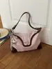 2026 Nuevo Bolso de Hombro Casual Simple de Gamuza con Bloques de Color de Moda Bolso Cruzado para el Trabajo