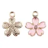 Série Qk126 Pingente de Diamante com Gotejamento de Óleo Desenho Animado Acessórios para Joias de Liga de Zinco DIY Brincos Brincos Pulseira Pingente Lote
