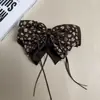 Grampo de Cabelo com Laço Grande de Cetim Francês Presilha Elegante Feminina Versátil para Traseira da Cabeça Mostrando o Rosto Pequeno Clipe de Poncho Presilha de Cabelo