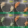 Novos Adereços de Casamento Anel de Ferro Forjado Fundo de Casamento Arco Redondo Decoração de Festa Estrutura Redonda de Ferro Haste Única para Balão Novo Produto