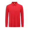 Camisa Polo de Manga Longa Ice Ion Roupas de Trabalho Personalizadas Estampadas com Logo Gola Lapela Bordado Roupas para Trabalho em Grupo Outono e Inverno Camisas Culturais