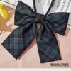 Corbata de Nudo Estilo Japonés Sin Nudo Uniforme para Estudiantes Mujeres Estilo Universitario Cuello Flor Uniforme Escolar