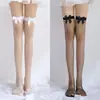 Medias Sexy de Encaje para Mujer Calcetines de Media Pierna Hasta la Rodilla Verano Finos JK Medias Sexy Negras Calcetines Hasta la Rodilla Calcetines Hasta el Muslo
