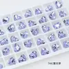 Dongzhou Diamante para Unhas 10*8.8mm Coração Geométrico Fundo Pontiagudo Diamante DIY Brincos Joias Diamante Brilhante Decoração de Unhas Diamante