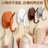 Ganchos de plástico estilo macarrón, ganchos adhesivos para baño sin taladro, ganchos pegables estilo dopamina para entrada y detrás de la puerta