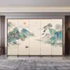 División de pantalla sala de estar entrada está frente a la puerta porche vestíbulo del hotel habitación privada oficina hotel alta gama móvil plegable