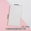 Páginas Divisórias Destacáveis A5A6A7 para Cadernos de Folhas Soltas, Páginas de Índice Transparentes, Páginas de Refil para Álbum, Sacos de Armazenamento PP de Seis Furos
