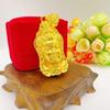 Etiqueta de cabeza de Buda nueva de oro de arena de Vietnam para hombres y mujeres, colgante de cabeza de Buda doble, joyería chapada en oro al por mayor, ventas directas de fábrica