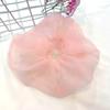 Tocado de cuerda para el cabello con temperamento de hada, de organza, de color sólido, sencillo y de gran tamaño, estilo coreano, venta directa de fábrica