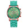 Relógio de Pulso Feminino Estilo Coreano Cruzado Novo Quartzo Simples Clássico Pulseira de Silicone Relógio Feminino Atacado Dropshipping