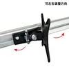 Perfil de alumínio perfil de tubo transversal acessórios de perfil equipamentos industriais máquinas-ferramenta montagem na parede de computador suporte de display