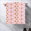 Toalla Suave de Dibujos Animados de Halloween Transfronteriza Toalla de Mano con Estampado Lindo de Fantasma Murciélago Trapo de Cocina Temático de Halloween