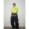 Calças de trabalho multi-bolsos estilo americano para comércio transfronteiriço NNYON respiráveis estampadas CHI dança