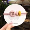 Diadema estilo coreano para mujer, popular en internet, tendón de goma, lazo para mujer, tocado de perlas simple y distintivo, lindo anillo para el cabello, pulsera, cuerda para el cabello de doble uso