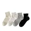 Calcetines Finos de Otoño para Mujer con Encaje de Lazo, Calcetines Transpirables de Media Pantorrilla, Calcetines Tobilleros de Moda al por Mayor