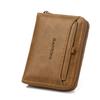 Cartera Corta Vintage para Hombre al Por Mayor Venta Caliente Transfronteriza Cartera de Negocios Multifunción Grande para Billetes Vertical Monedero