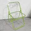 Loja de Chá com Leite Famosa da Internet Cafeteria Combinação de Mesa e Cadeira de Aço Inoxidável Restaurante Estilo Industrial Loja de Churrasco Lanchonete Cadeira Dobrável