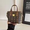 Bolsos de Moda Más Vendidos de Este Año 2025 Nueva Moda Bolsos de Hombro Versátiles Bolsos Cubo Estampados para Mujer Bolsos Cruzados