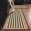 Felpudo de cocina de lujo retro, felpudo de tierra de diatomeas estilo europeo absorbente de agua y aceite, tira larga especializada, felpudo resistente a la suciedad y lavable