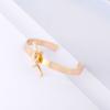 Nueva moda moda simple Pulsera abierta oro clásico y plata cobre nicho adorno diseño accesorios pulsera