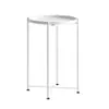 Mesa de Café Pequeña Nórdica para Sala de Estar, Mesa Lateral para Sofá del Hogar, Bandeja Desmontable Pequeña para Mesita Lateral de Dormitorio, Estilo Ins