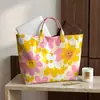 Plataforma independente Temu transfronteiriça nova bolsa de mão à prova d'água PVC+lona para o dia a dia portátil bolsa de ombro bolsa tote