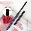 Set de Brochas de Calidad para Uñas Nuevo Producto Transfronterizo, Brocha Plana Cuadrada y Redonda para Gel, Pincel para Pintar, Pincel para Dibujar Líneas, Brocha para Construir