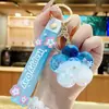Llavero de Botella de Arena Movediza Hada Delfín, Colgante Exquisito y Lindo de Botella a la Deriva para Coche, Decoración de Mochila, Pequeño Regalo