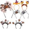 Nueva diadema para fiesta de Halloween europea y americana, oscura, divertida, para vestir, accesorios para el cabello, diadema para fiesta navideña.