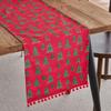 Yimanqi Yun Caminho de Mesa Estampado Bandeira de Mesa Decorativa de Natal Verde Dourado Folha de Ouro Mesa de Centro Gabinete de TV Tapete de Chá Retangular Fábrica