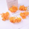 Flor Artificial Borda Queimada Hortênsia diy Acessórios Feitos à Mão Decoração de Casa Acessórios de Cabeça para Casamento Acessórios de Cabelo Combinação Hanfu