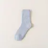 Meias Masculinas Outono e Inverno Meias de Cano Médio Aconchegantes com Forro de Lã Meias de Laço Tendência Vintage Meias de Toalha Masculinas