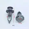 Clip de fijación de plástico para guardabarros y parachoques con hebilla universal de nailon para coche.
